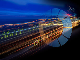Data abstract image